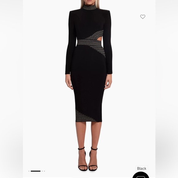 NWT - Zhivago “Message to Love” Side Cut Out Midi Dress - Picture 2 of 15